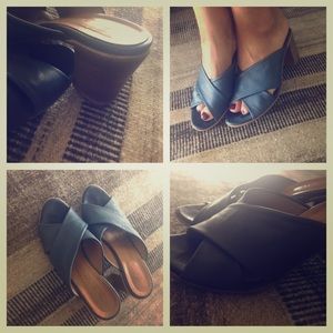 Bueno full leather slides